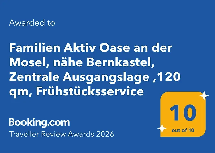 Familien Aktiv Oase An Der Mosel, Naehe Bernkastel, Zentrale Ausgangslage ,120 Qm, Fruehstuecksservice 公寓 米尔海姆